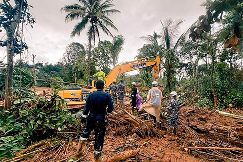 Rescue op in landslide-hit Wayanad